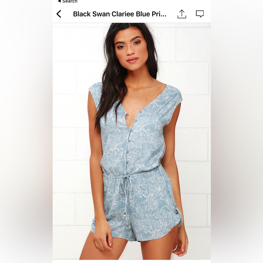 Black Swan LuLus Romper
